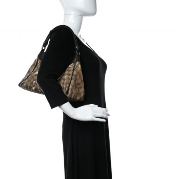 *MINT CONDITION* Gucci Crystal Hobo D Ring… - Picture 9 of 10